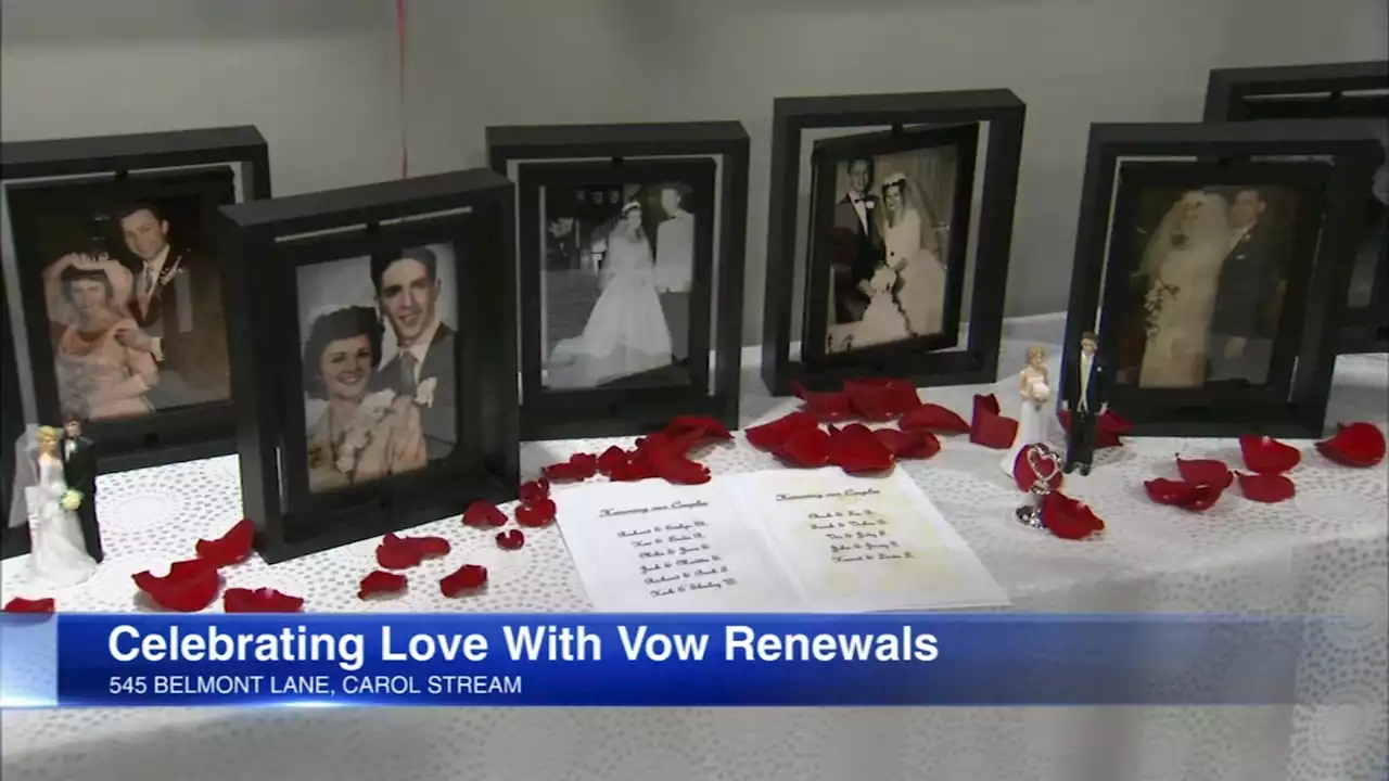 Couples at Carol Stream senior living home renew vows on Valentine's Day