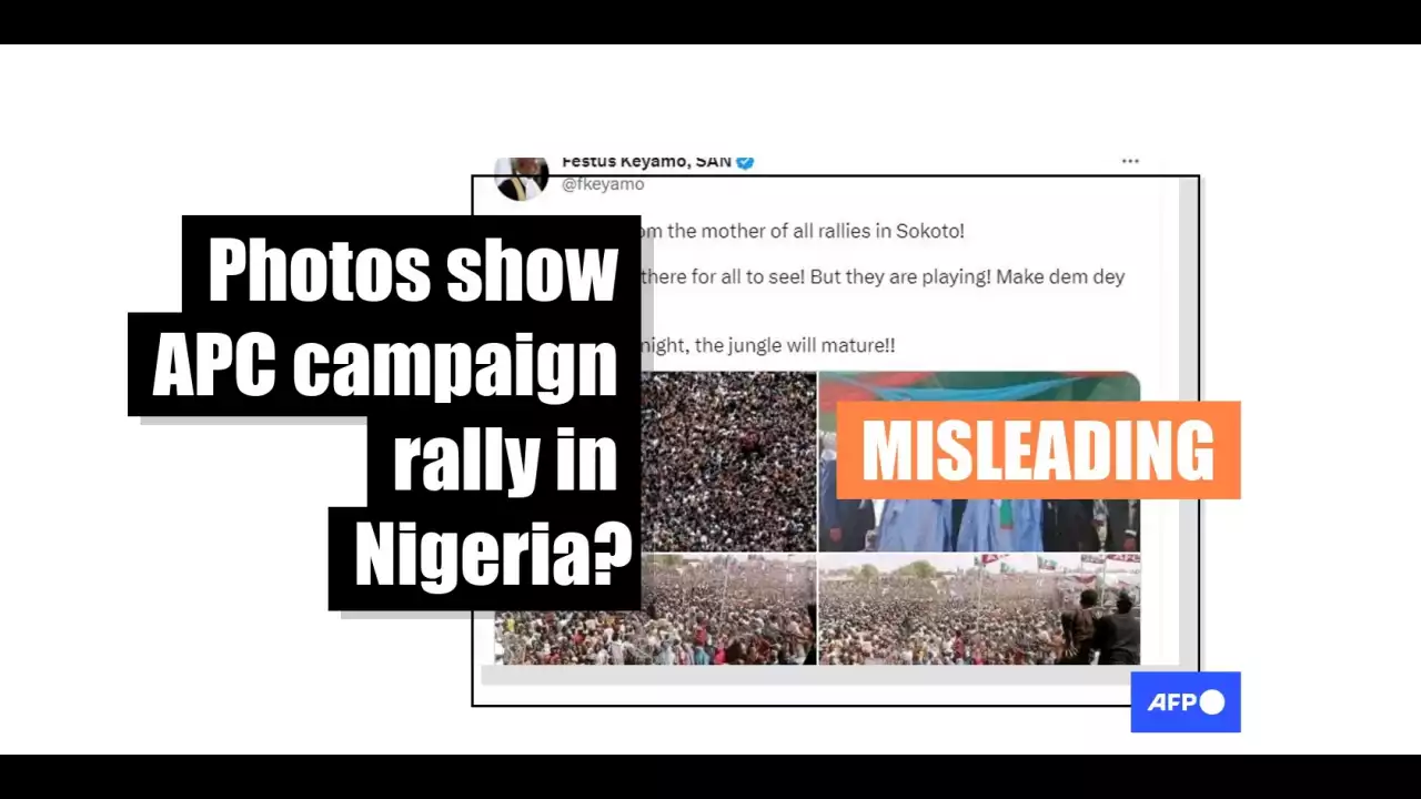 Chicago concert image falsely linked to Nigerian ruling party’s election rally