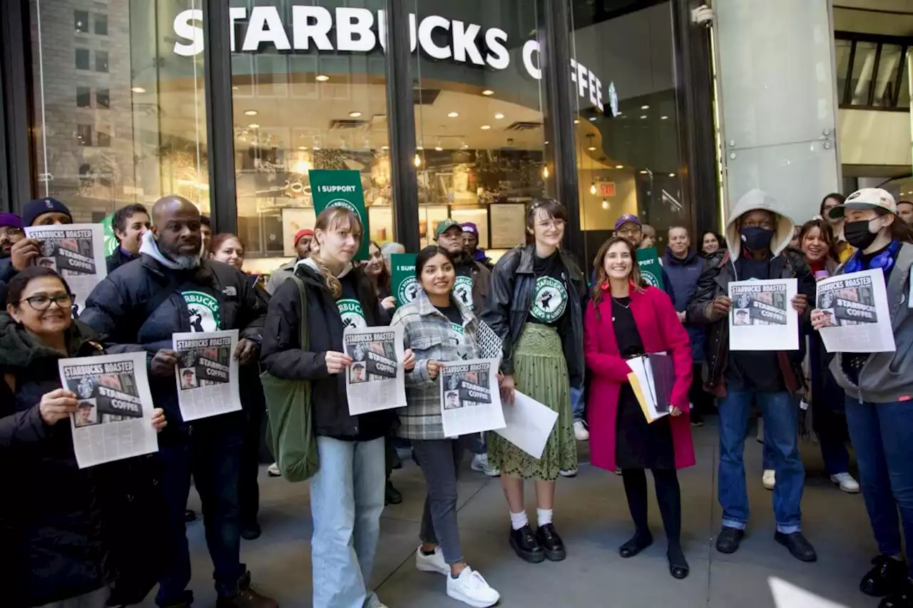 NYC Starbucks workers accuse coffee giant of violating local labor laws | amNewYork