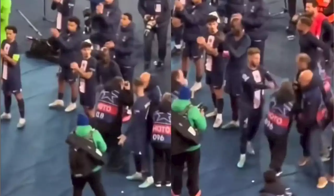 [Video] ¿Qué te pasó, Sergio Ramos?: el violento gesto con un fotógrafo tras partido de Champions