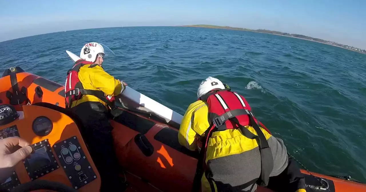 Person taken to hospital after becoming 'separated from their kayak'