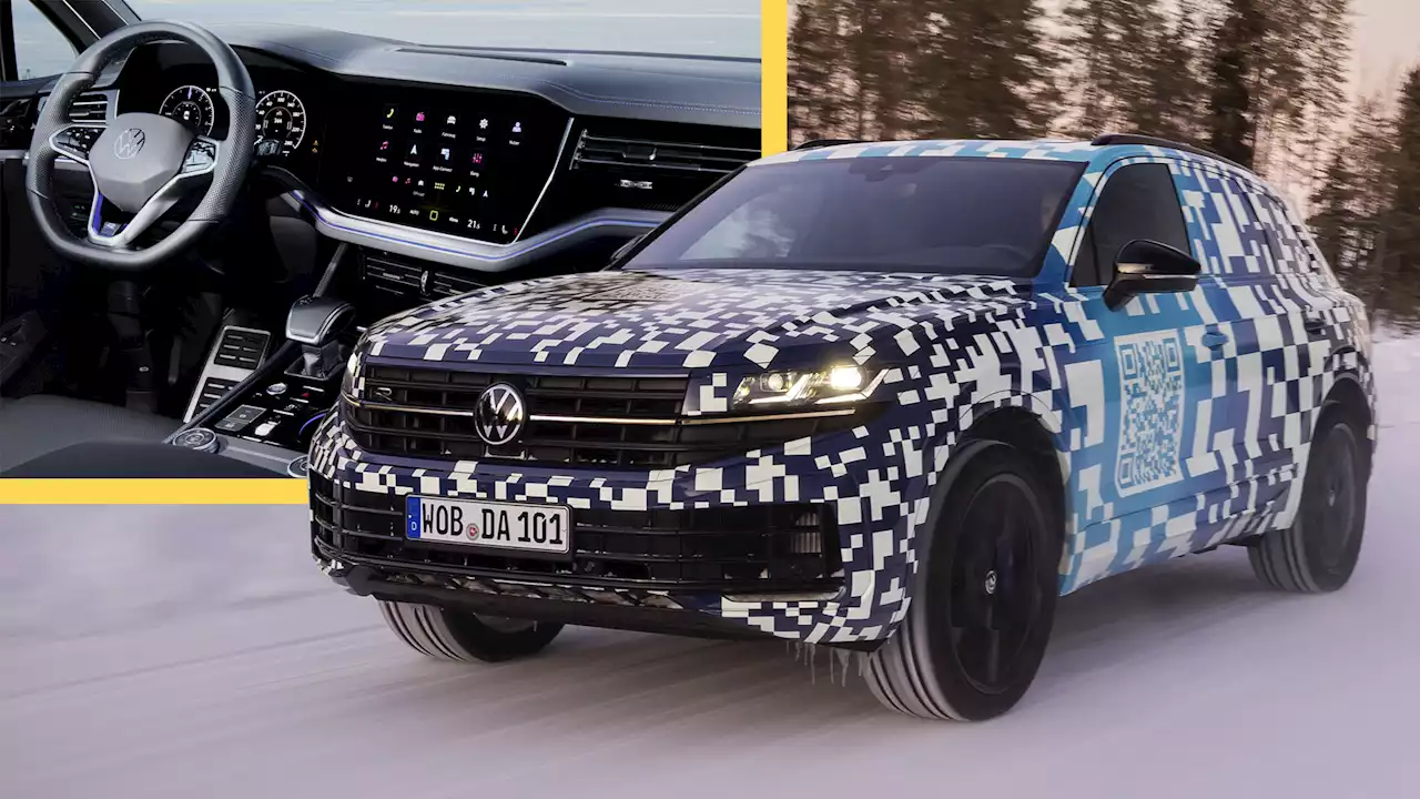 2024 VW Touareg Facelift Previewed With Subtle Visual Changes And Chassis Upgrades | Carscoops