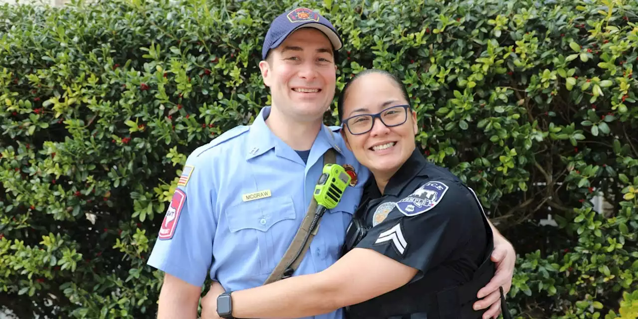 Forever Valentines: Cop, firefighter find love while responding to call