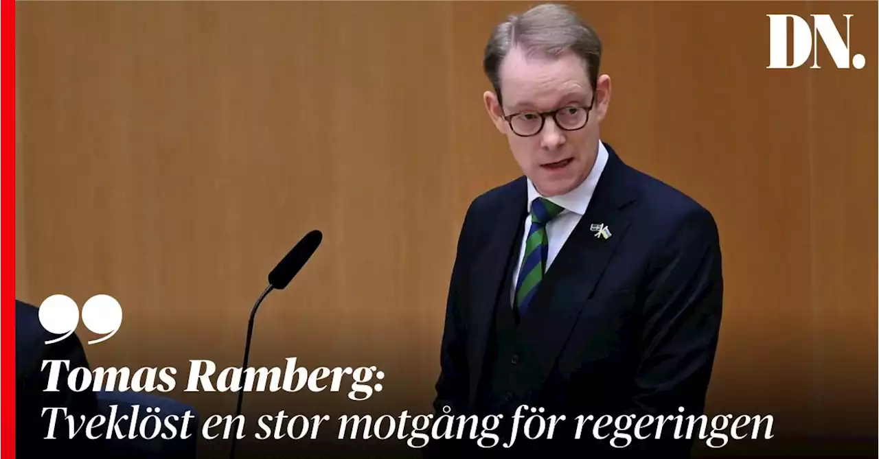 Tomas Ramberg: Tveklöst en stor motgång för regeringen