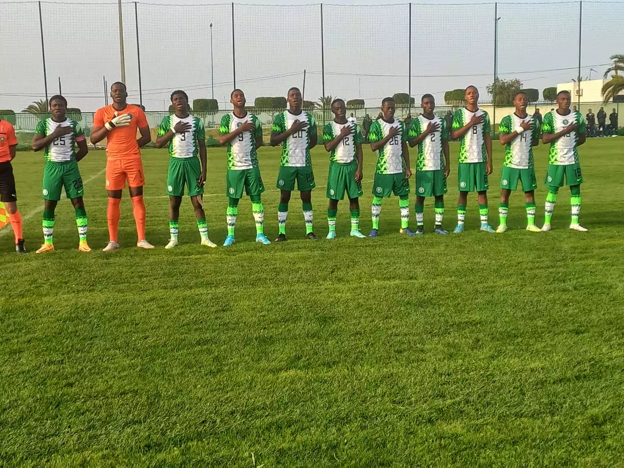 U-20 AFCON: Flying Eagles thrash Moroccan club, Kawkab Athletic 6-1 in last friendly