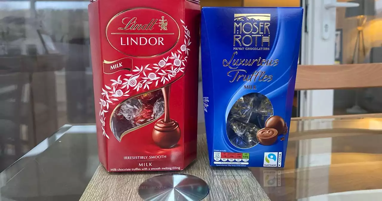 I compared Aldi's £2 Lindt truffle dupes to the original