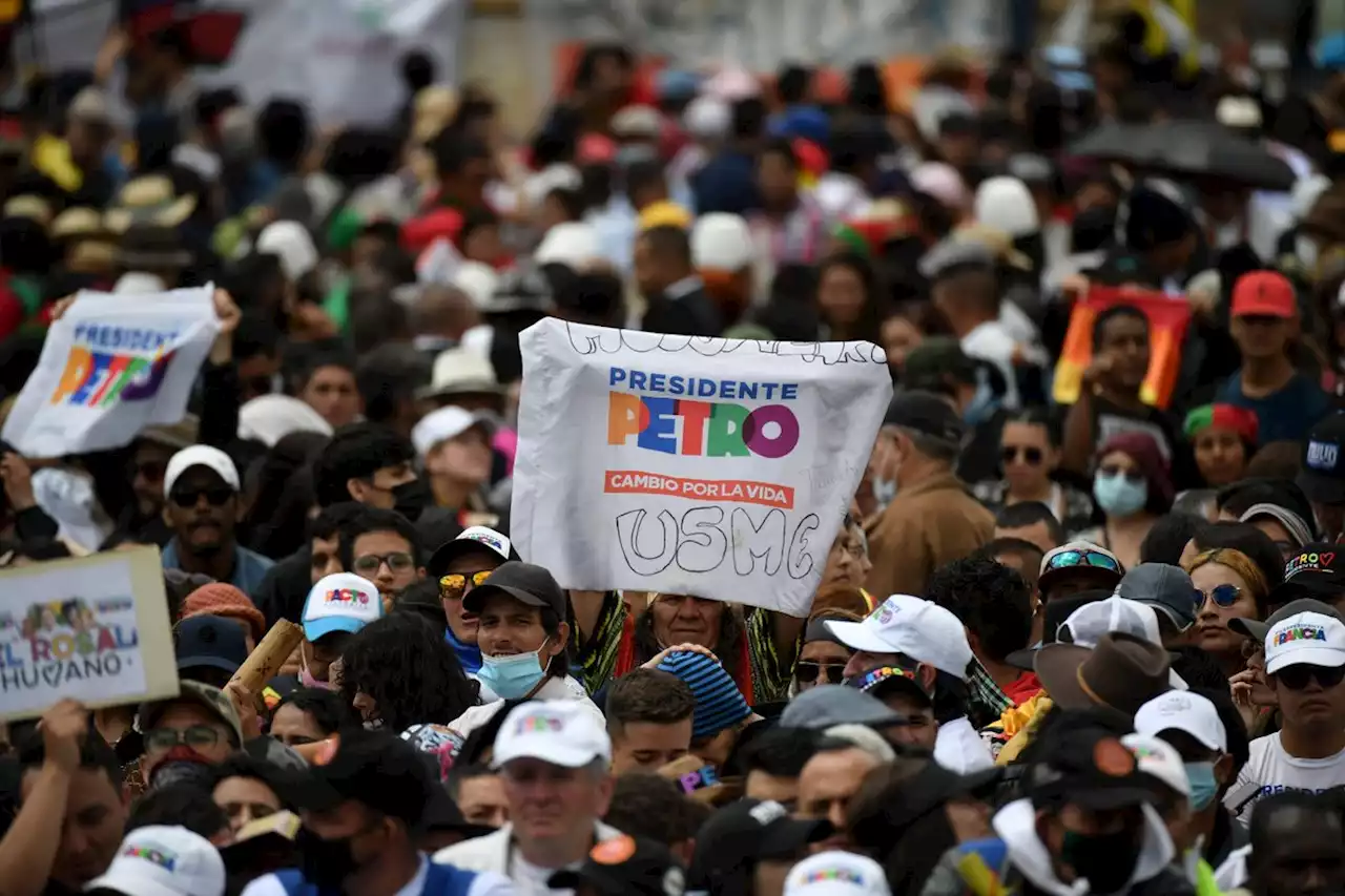 El clima político ante las marchas de apoyo al gobierno Petro