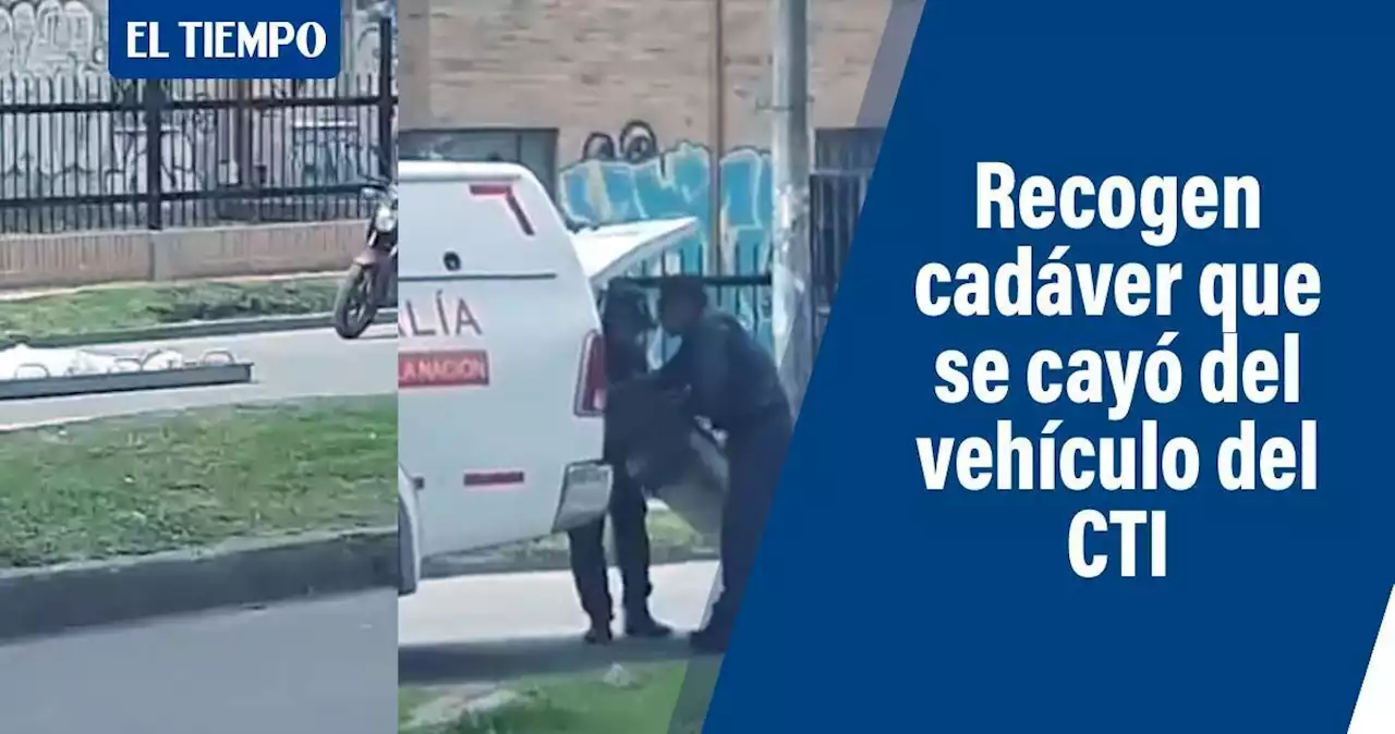 Video: personal del CTI recoge cadáver que cayó accidentalmente en vía