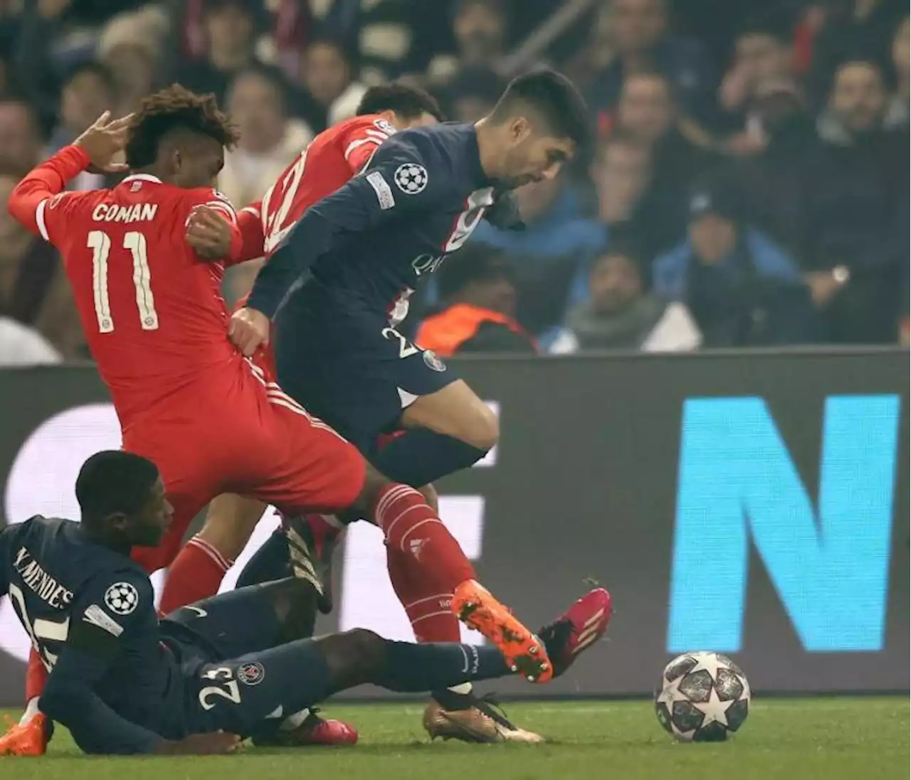 Así quedó el clásico entre el PSG y el Bayern Múnich en Champions