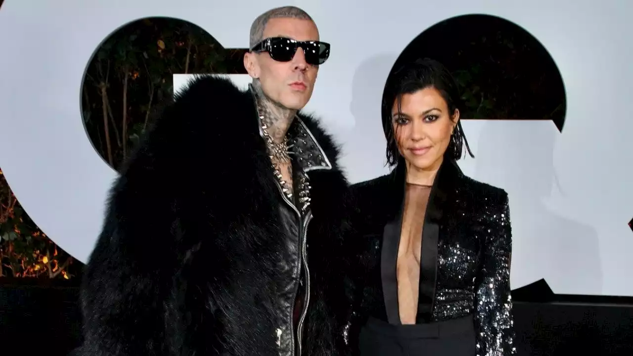 Travis Barker Celebrates First Married Valentine's Day With Kourtney