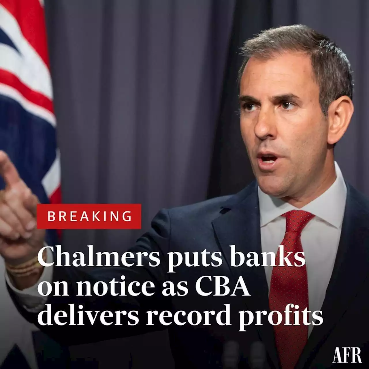 Chalmers puts banks on notice as CBA delivers record profits