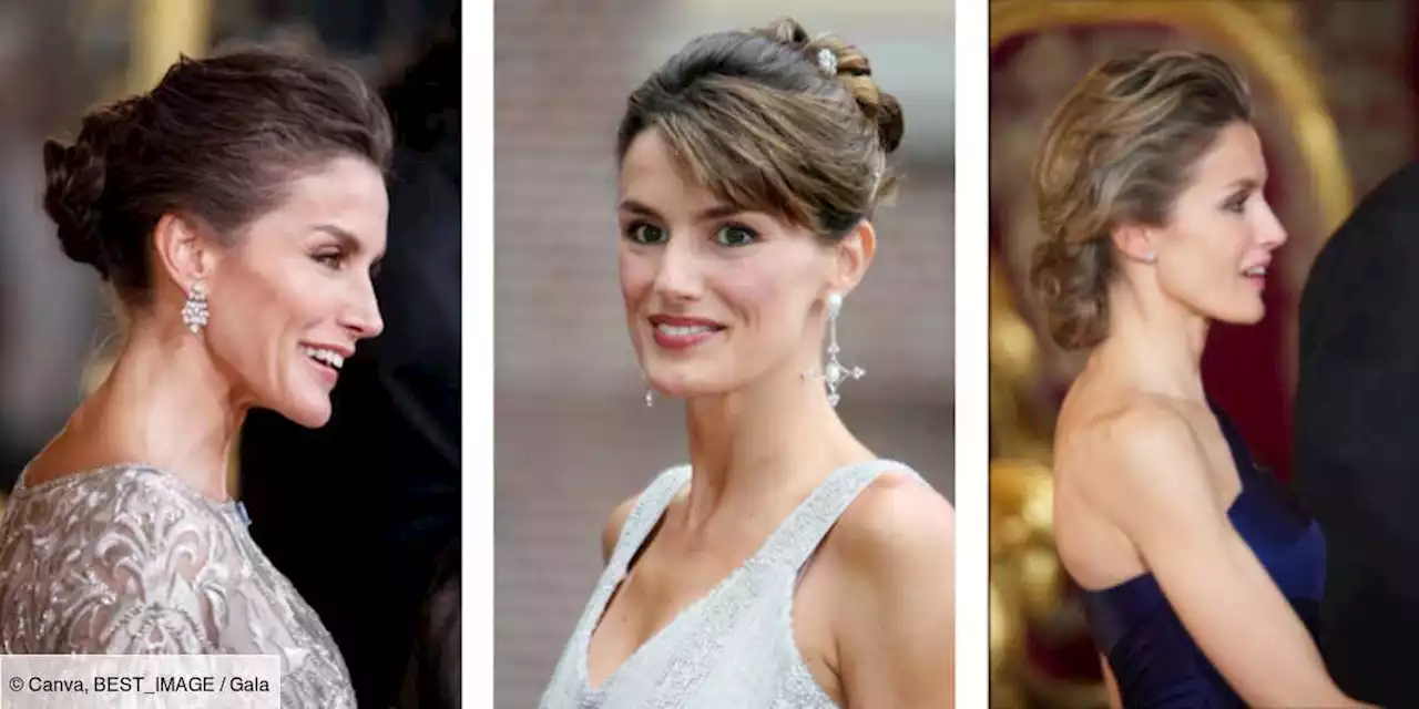 PHOTOS – Letizia d’Espagne : ses plus beaux chignons qu’elle ne quitte jamais - Gala