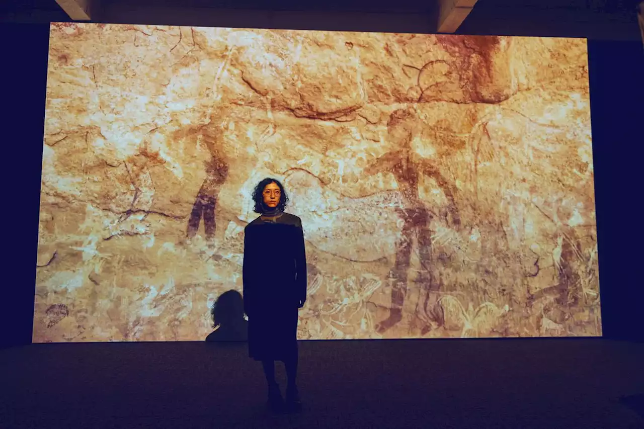 The rock art of Tassili n’Ajjer is mysterious; Lydia Ourahmane’s wordless film of the drawings is hypnotic