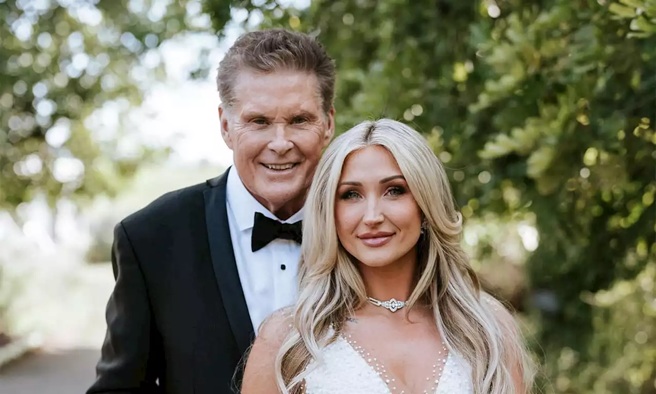 David Hasselhoff's daughter Taylor stuns in sweetest father-daughter wedding moment