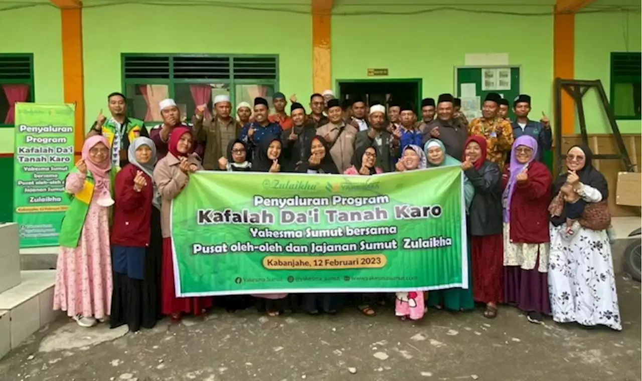 Pusat Oleh-oleh dan Jajanan Zulaikha Salurkan Bantuan untuk Da'i lewat Yakesma Sumut