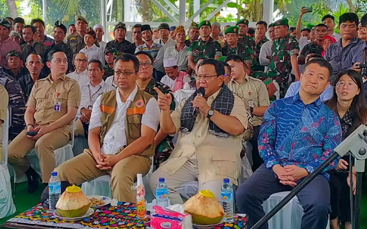 Prabowo Subianto Meresmikan 31 Titik Sumur Bor di Lombok dan Sumbawa