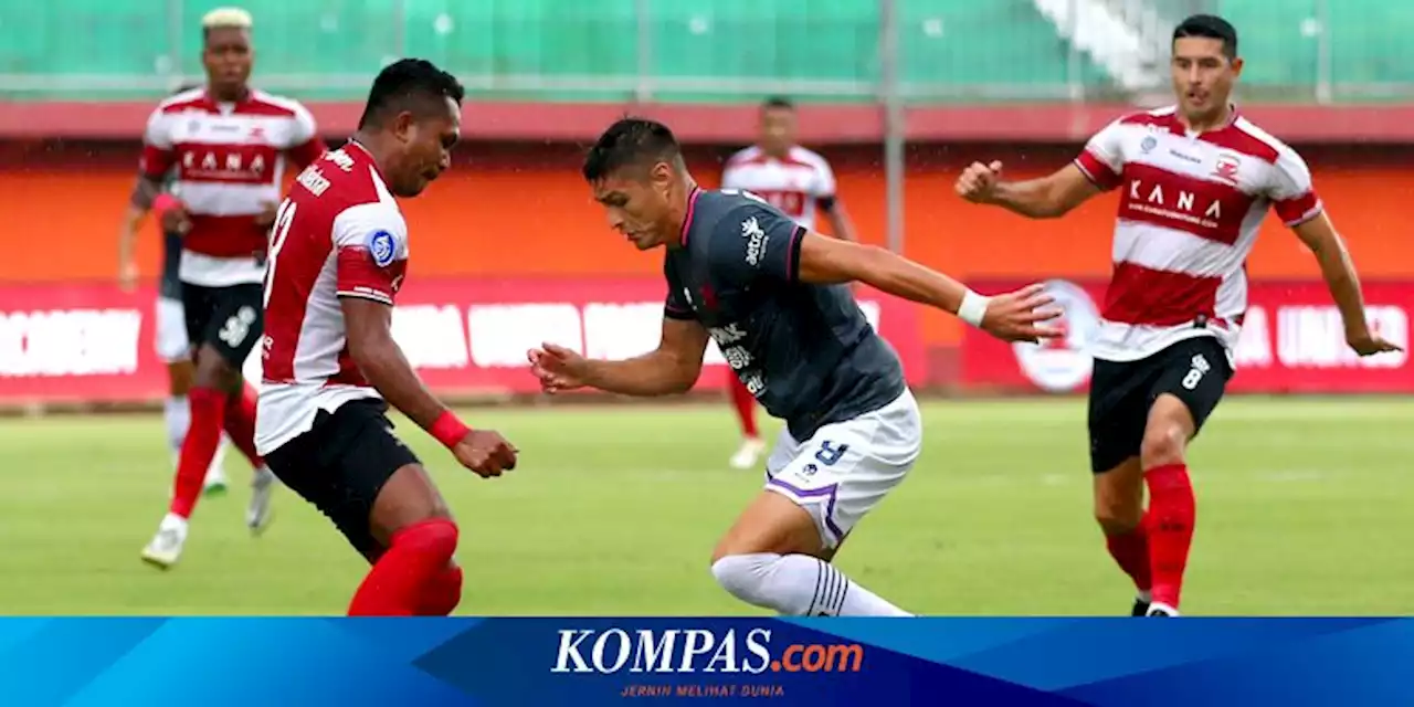 Hasil Madura United Vs Persita 1-1: 1 Kartu Merah, Gol Lulinha Dibalas Wildan