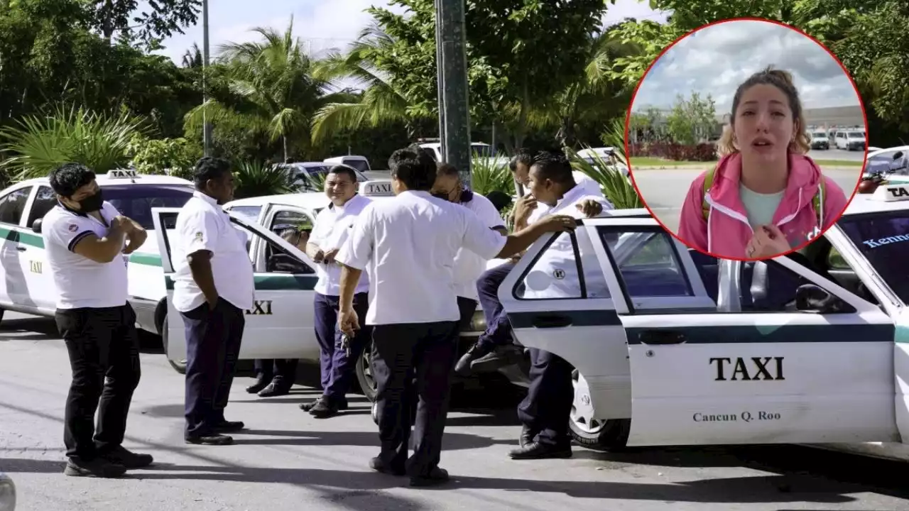 VIDEO: “Desde que sales del avión los taxistas te están acosando” joven denuncia a taxistas de Cancún