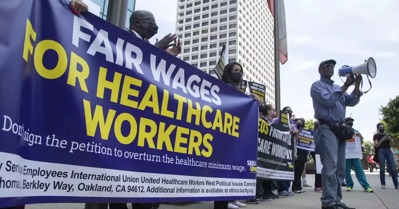 California Democrats propose $25 minimum wage for health workers