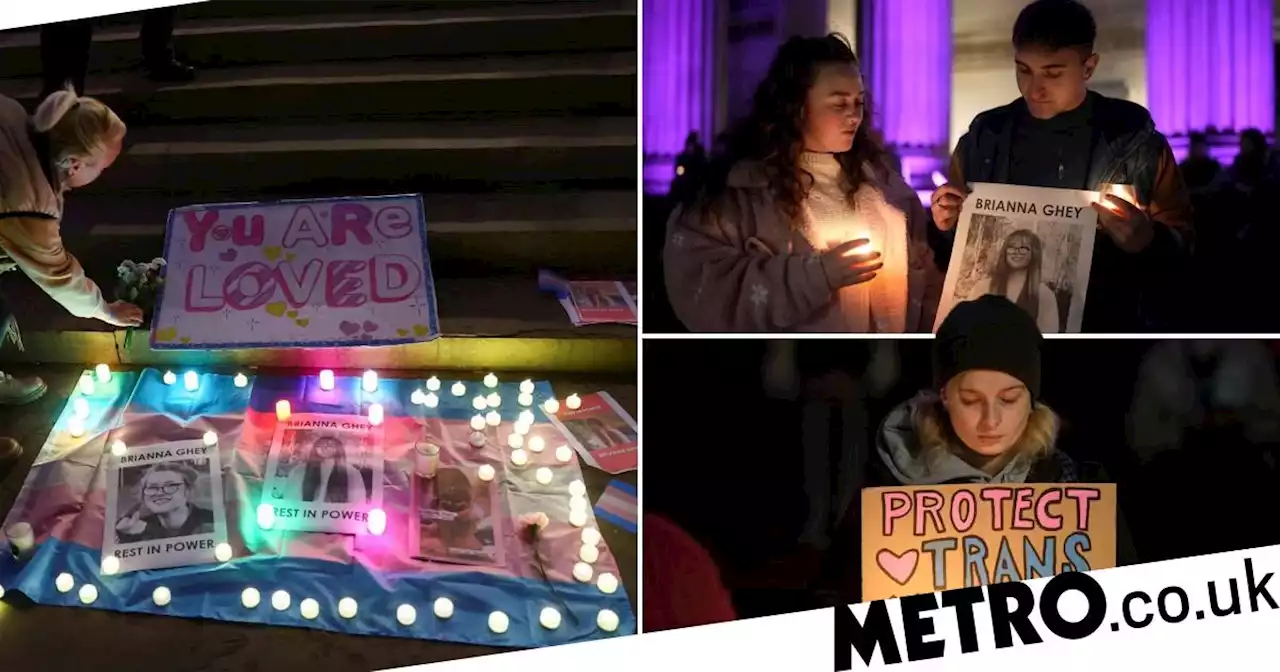 'Rest in Power': hundreds gather at vigils to pay tribute to Brianna Ghey