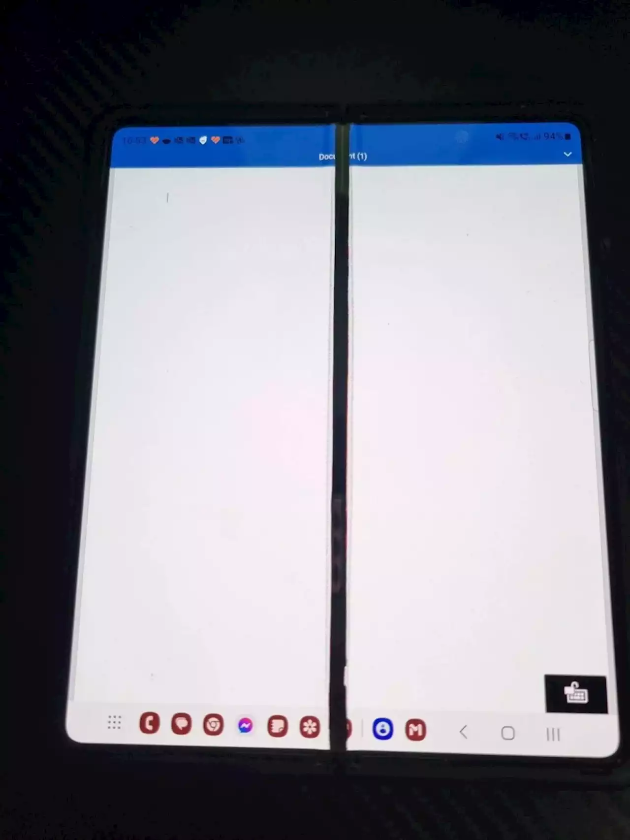 Samsung Galaxy Z Fold3 har stora problem med den inre displayen