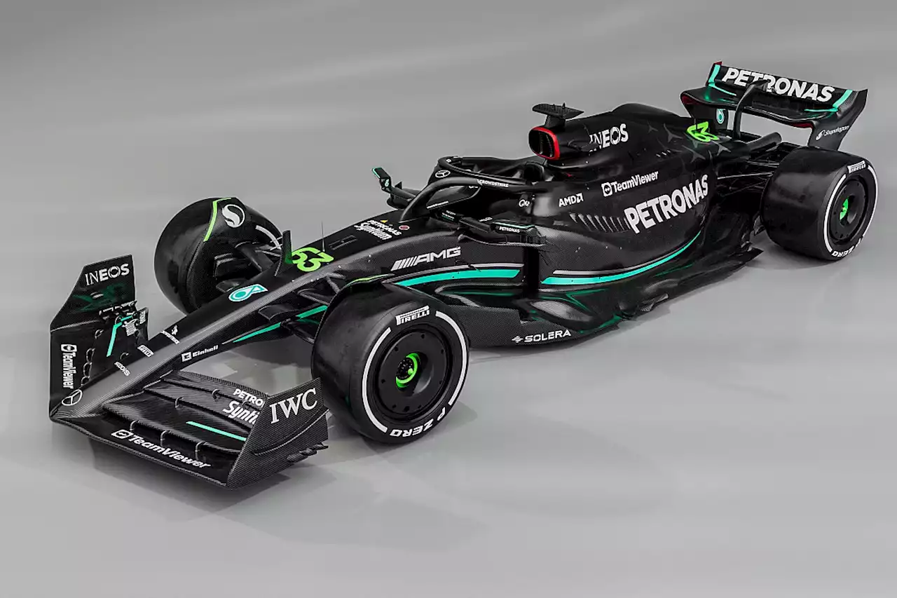 Mercedes unveils W14 Formula 1 car for 2023 season