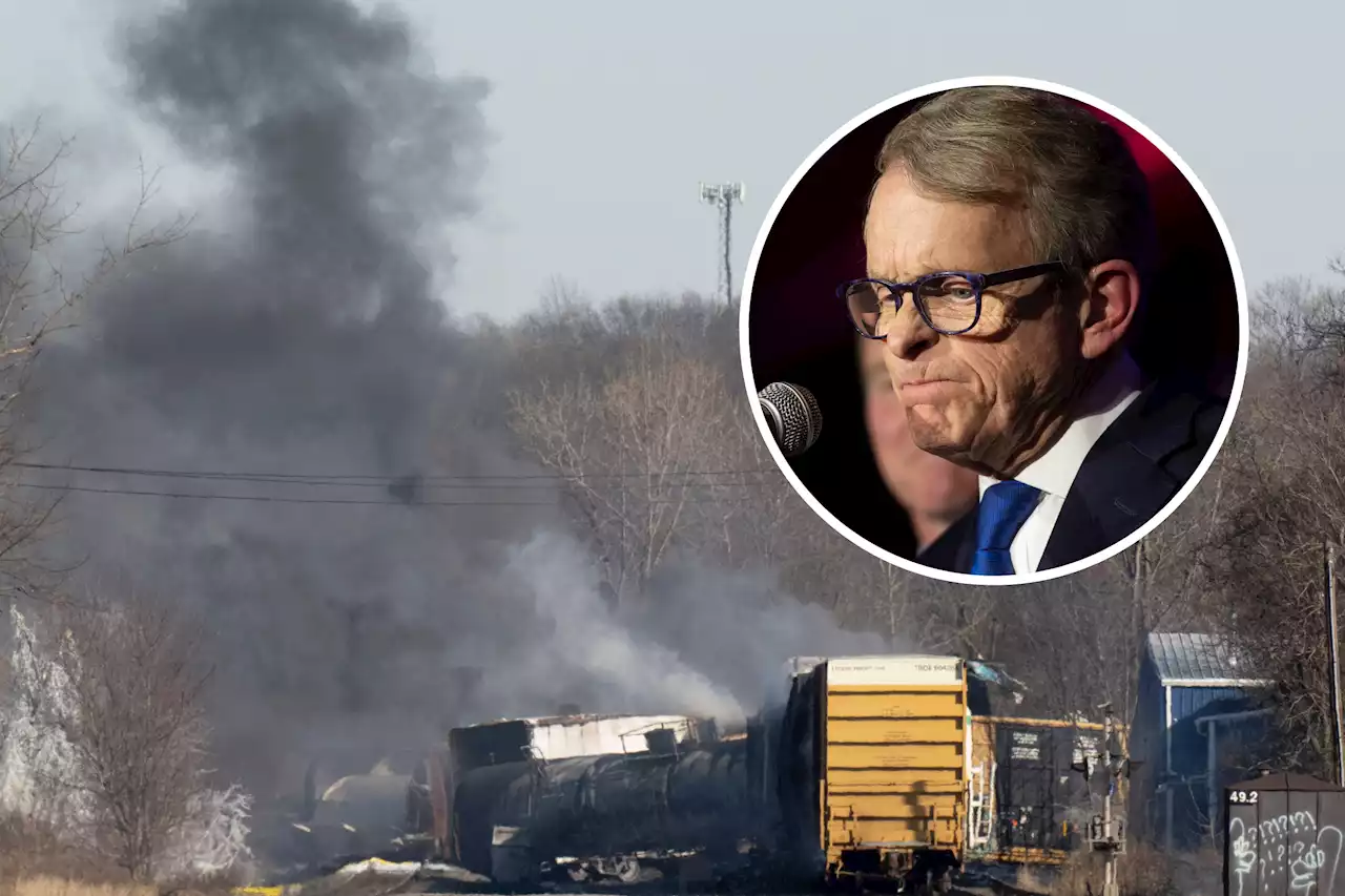 Ohio governor says he wouldn't drink water after train derailment