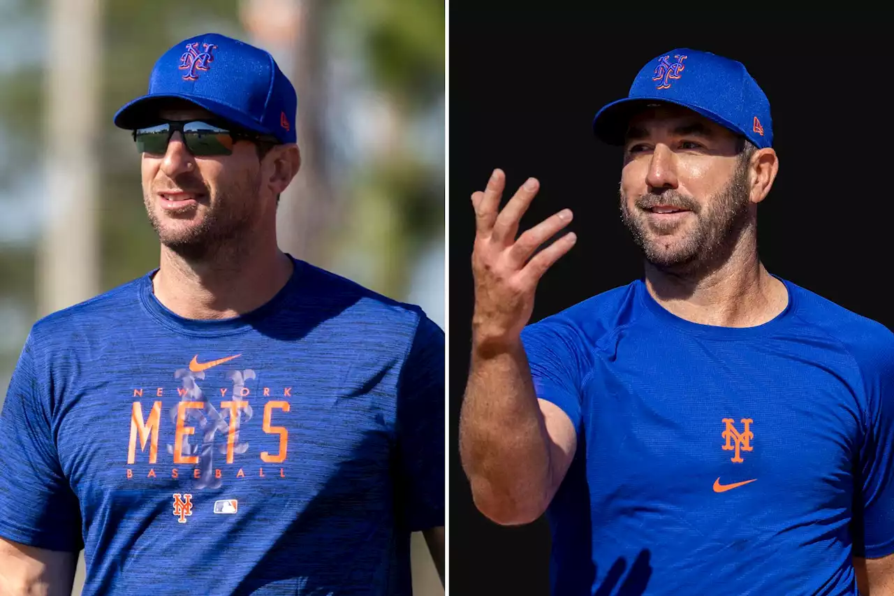 Mets plan to split up Max Scherzer, Justin Verlander to start season