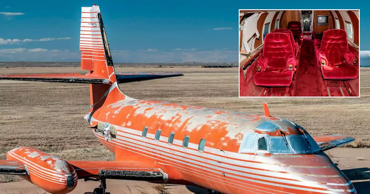 Inside Elvis Presley's dilapidated private plane that sold at auction for $260K