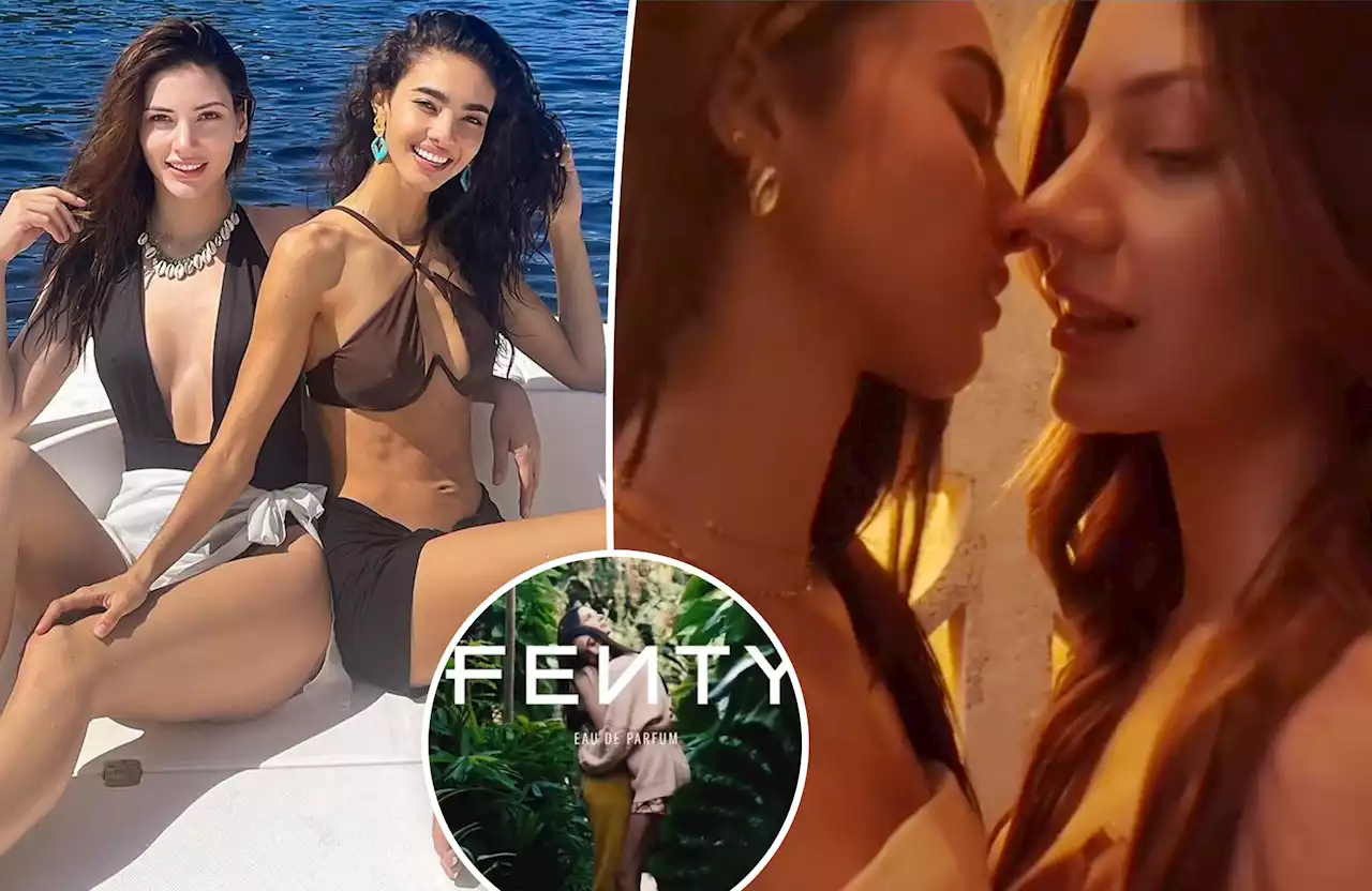 Married Miss Argentina and Miss Puerto Rico star in sexy Fenty Beauty ad