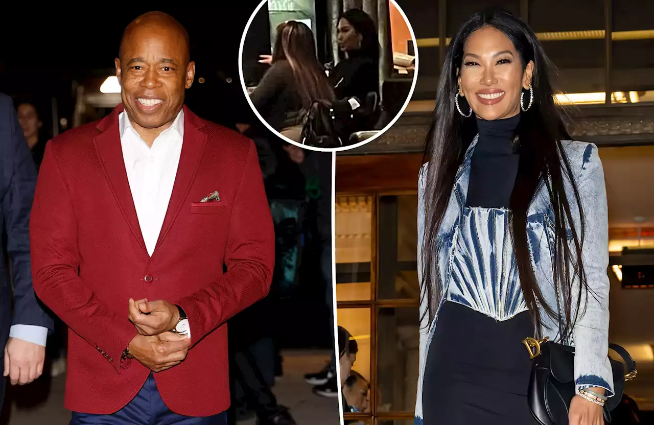 Mayor Eric Adams spotted out to dinner with Kimora Lee Simmons