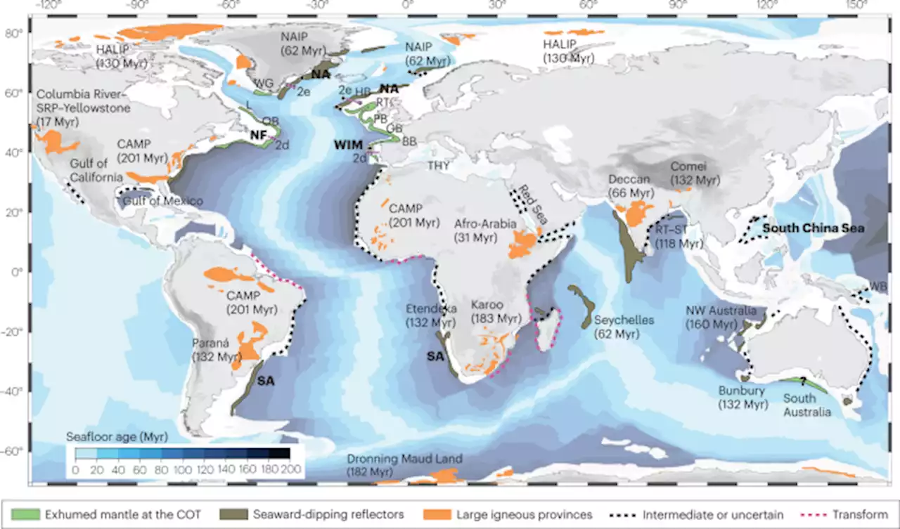 Towards a process-based understanding of rifted continental margins - Nature Reviews Earth & Environment