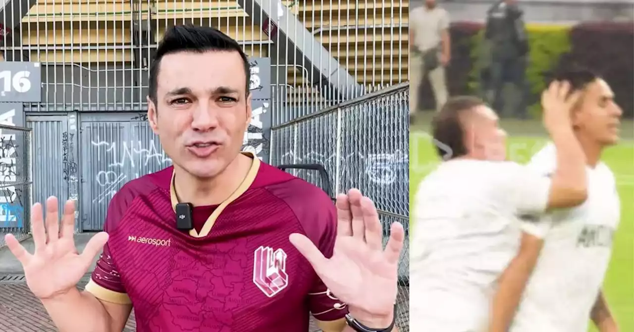 Juan Diego Alvira ‘se puso la camiseta’ y condenó al “peleón” que agredió a Cataño