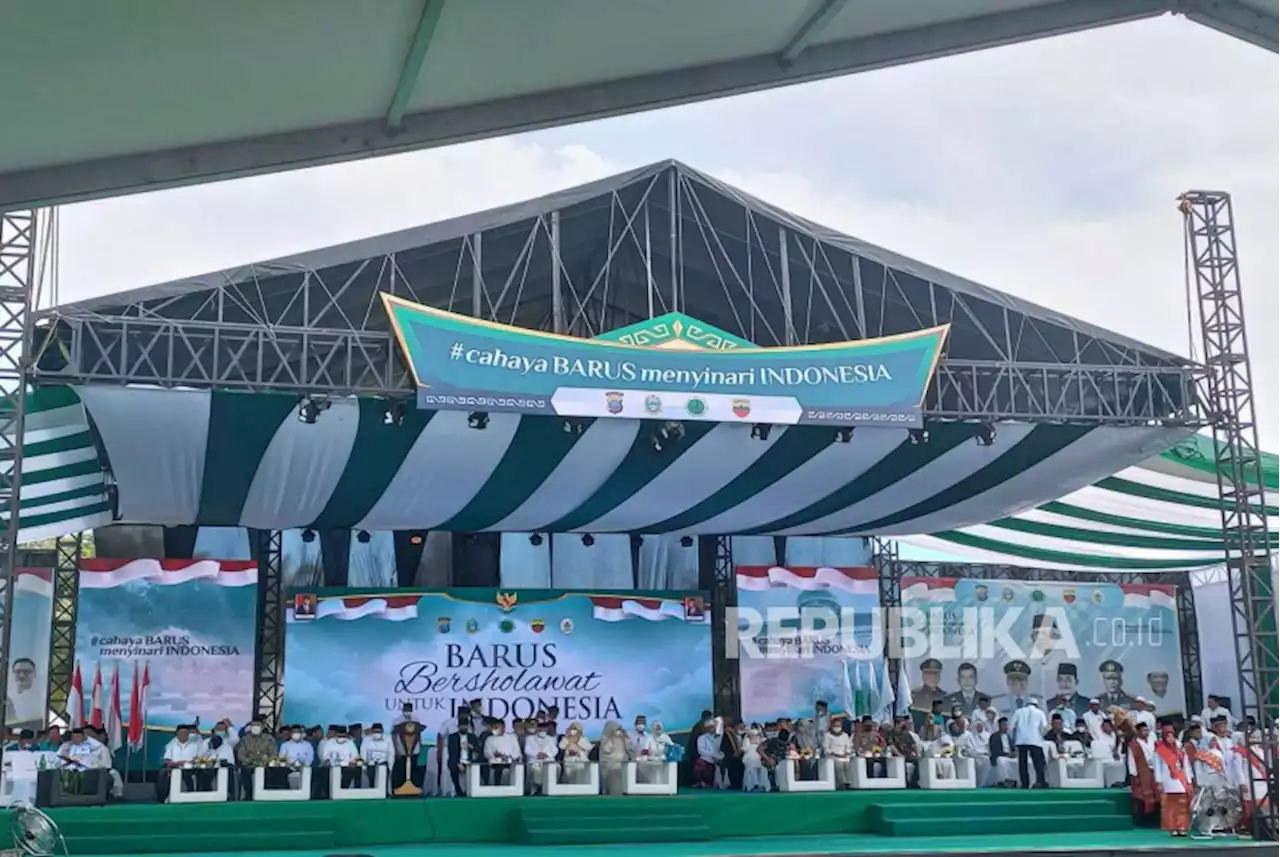 Gemakan Shalawat untuk Indonesia Bersama Ribuan Jamaah di Barus, Ini Pesan Wapres |Republika Online