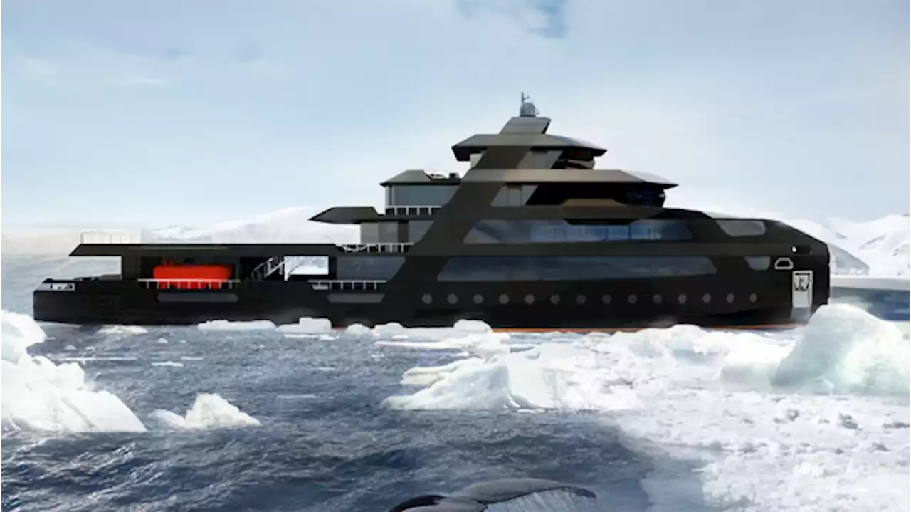 This Stealthy New 244-Foot Explorer Yacht Concept Was Designed to Look Like a Killer Whale