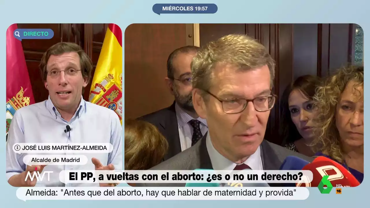 Almeida defiende que el aborto 'no es un derecho fundamental' y reclama medidas 'provida'