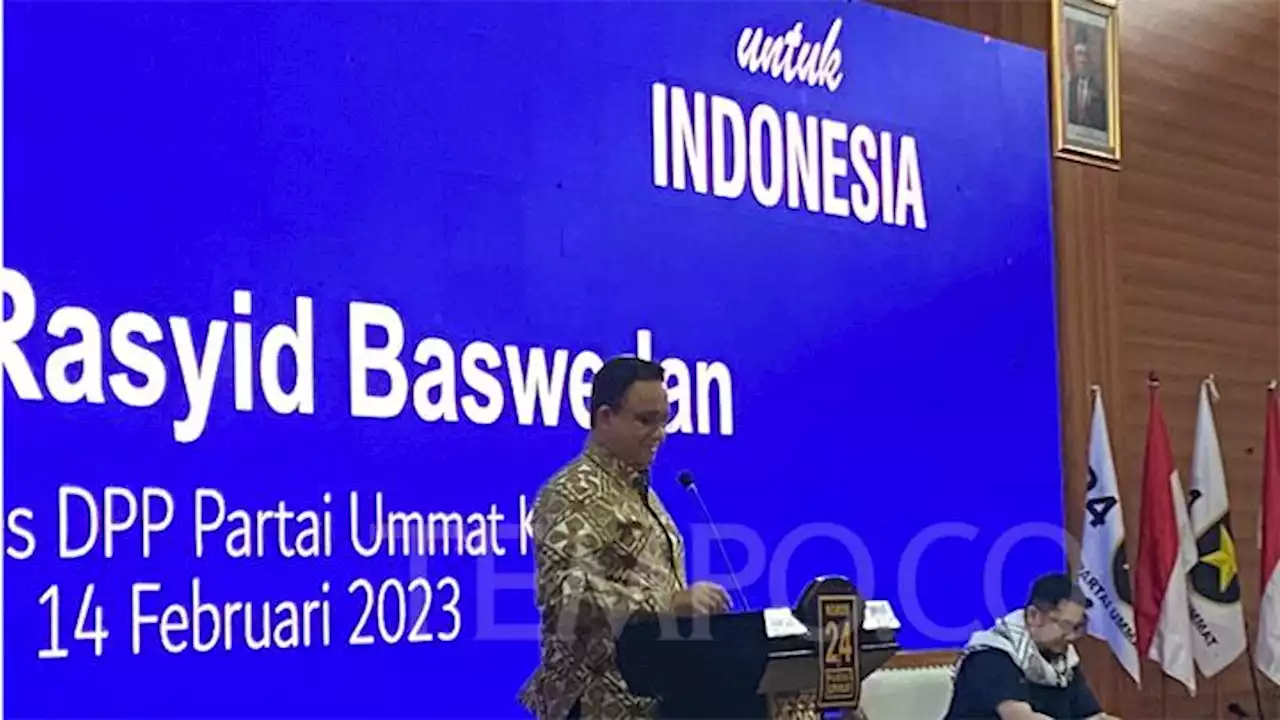 Fakta-fakta Kehadiran Anies Baswedan di Rakernas Partai Ummat