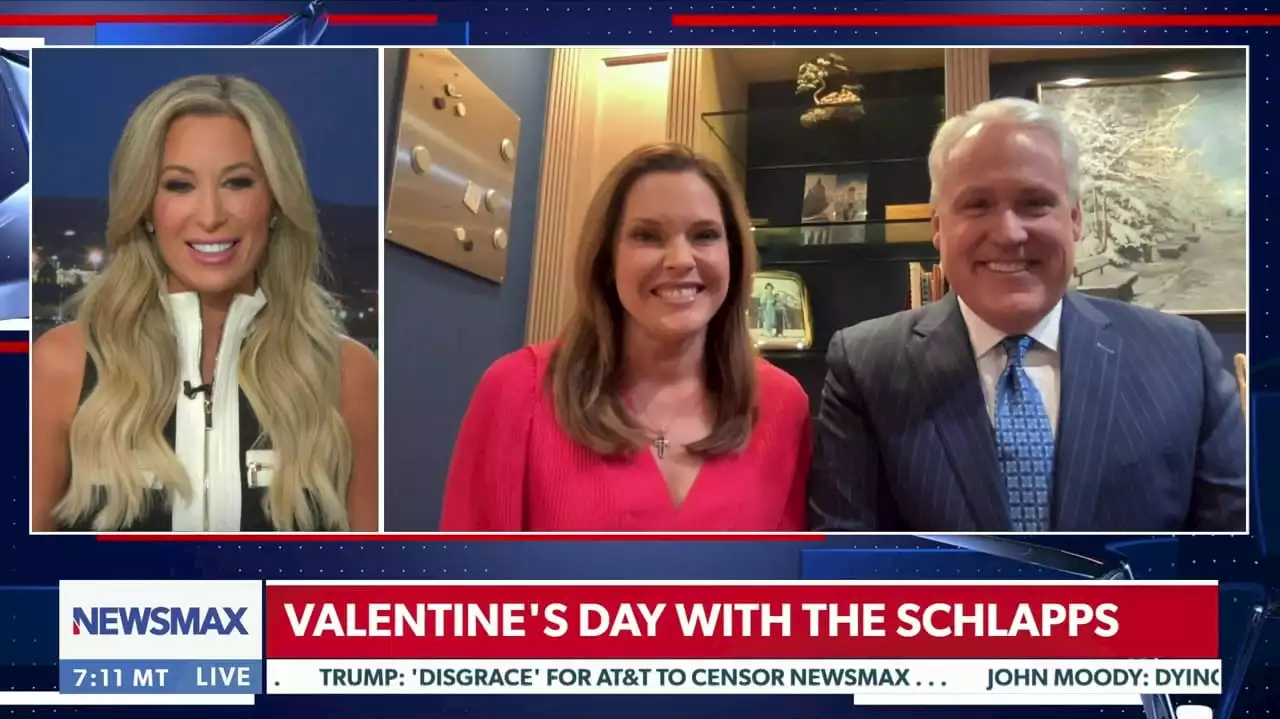 Matt and Mercedes Schlapp Do Cushy Valentine’s Segment on Newsmax Amid Alleged Groping Scandal