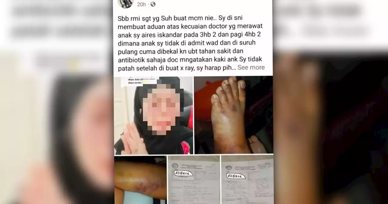 HTJS wujud jawatankuasa siasat dakwaan berlaku kecuaian doktor