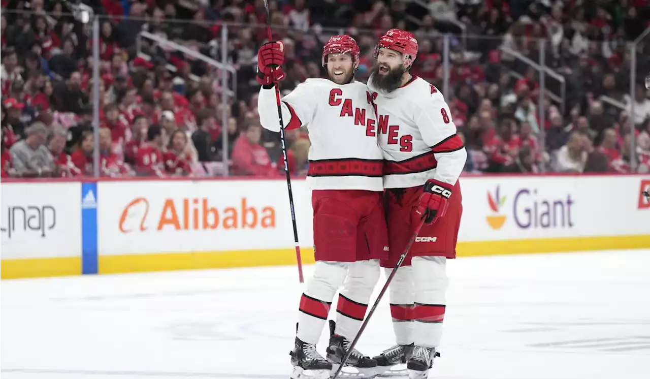 Hurricanes beat Ovechkin-less Capitals 3-2