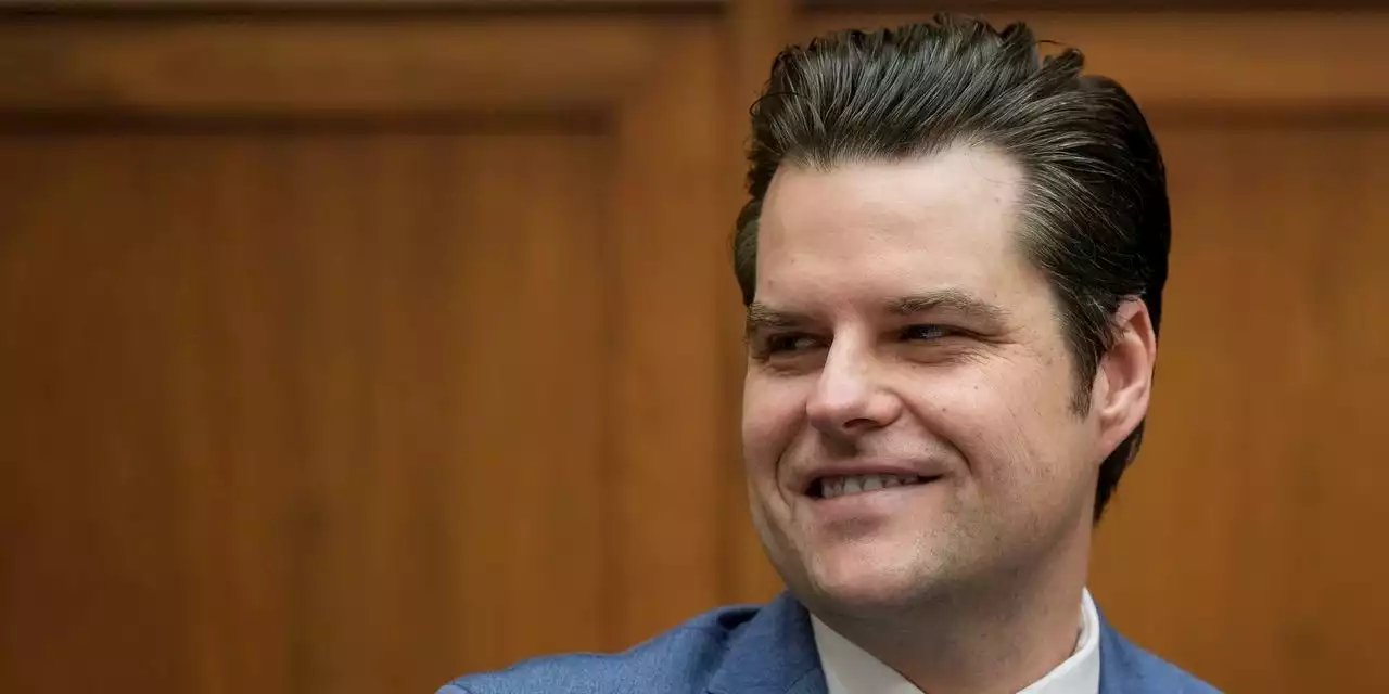 Justice Department Drops Investigation of Rep. Matt Gaetz