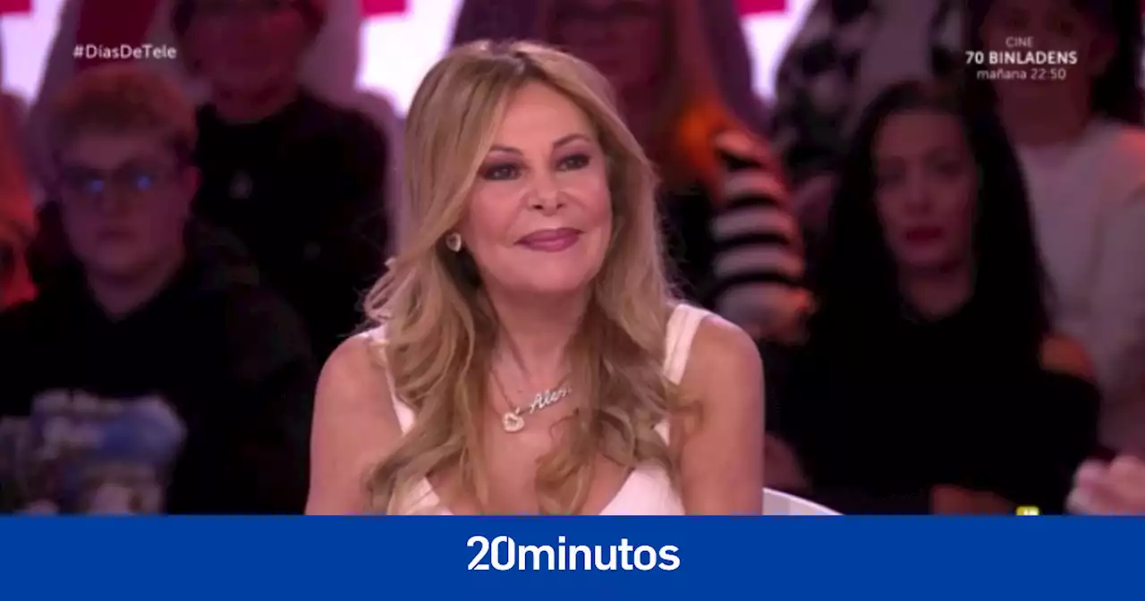 Ana Obregón se reencuentra con el elenco de 'Ana y los 7' en 'Días de tele' y cuenta una graciosa anécdota de su madre