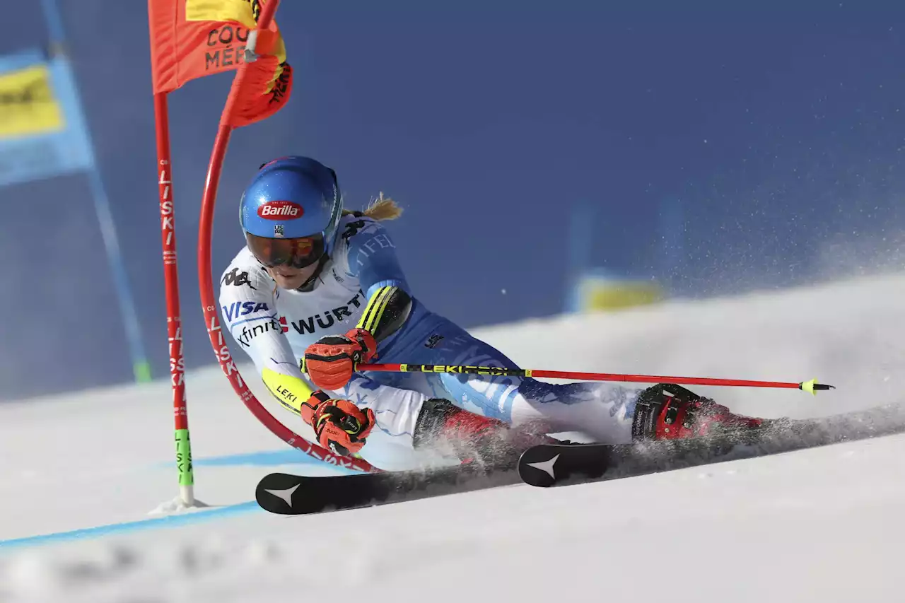 American skier Shiffrin wins gold in giant slalom at worlds