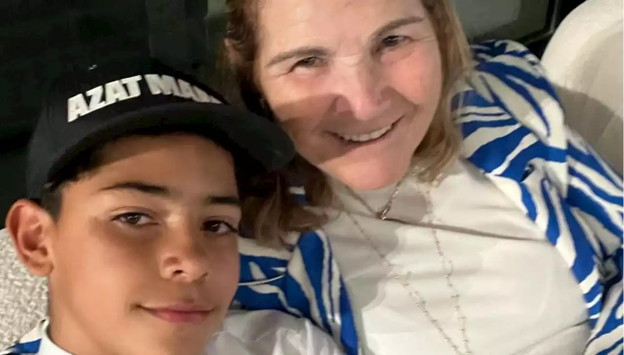 Na Arábia Saudita, Dolores Aveiro mostra-se com o neto: 'Já estou com o meu menino...'