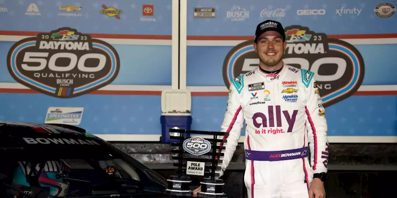 Alex Bowman, Jimmie Johnson Steal Show at Daytona 500 Pole Day