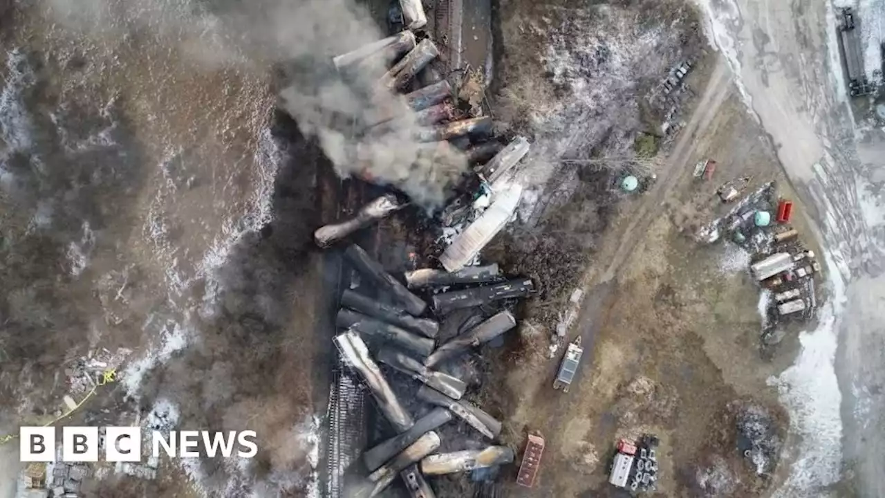 Ohio train crash leaves small town in fear of toxic fallout