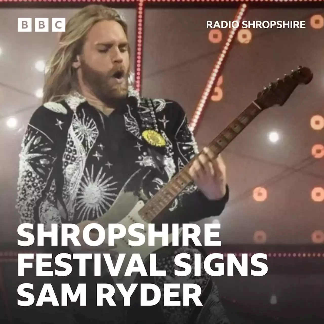 Eurovision star Sam Ryder joins Shropshire festival line-up