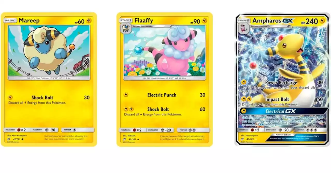 The Cards Of Pokémon TCG: Team Up Part 10: Mareep Line