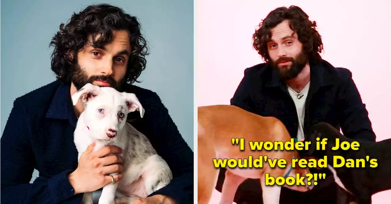 Penn Badgley Played With Puppies While Revealing Some BTS Facts About 'You,' 'Gossip Girl,' And More