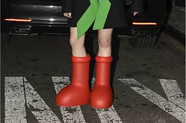 Ciara's fans beg her to take off viral MSCHF Big Red Boots